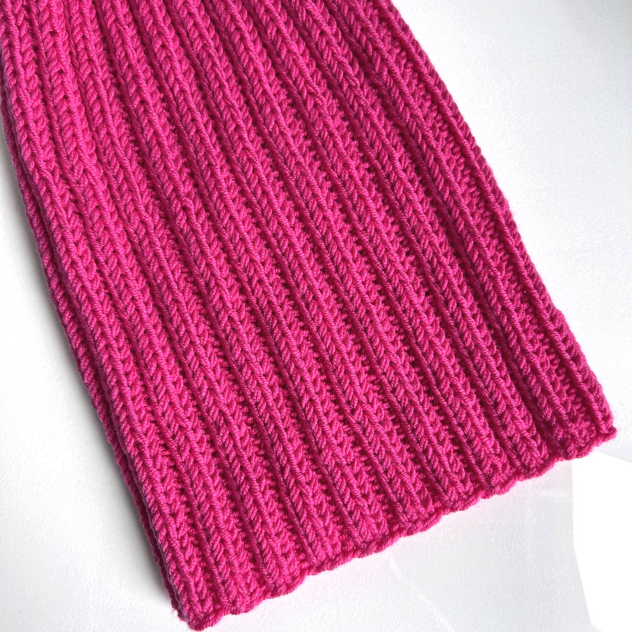 HELLI – czapka zimowa merino damska 100% Baby Merino 08 Fuksja