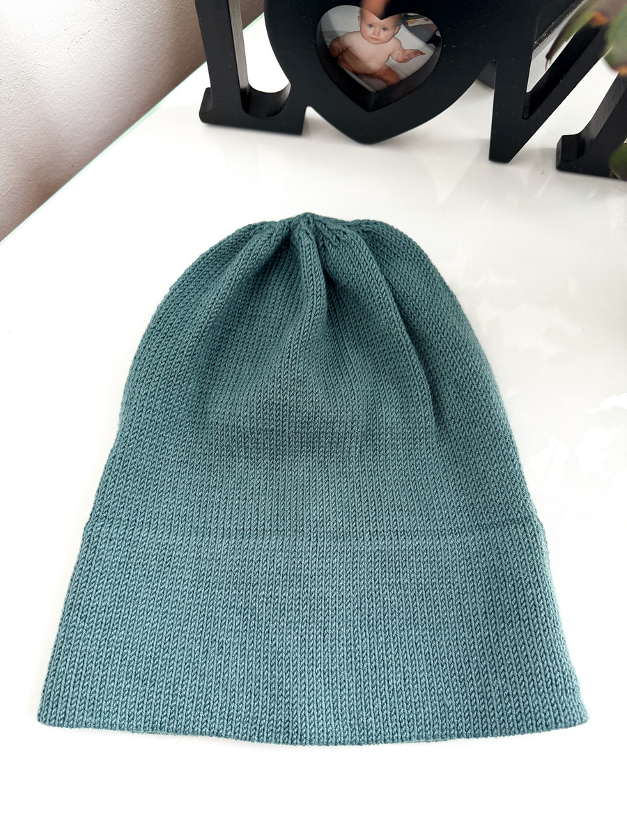 Beanie in 100% Baby Merino – 66 “Misty Forest”