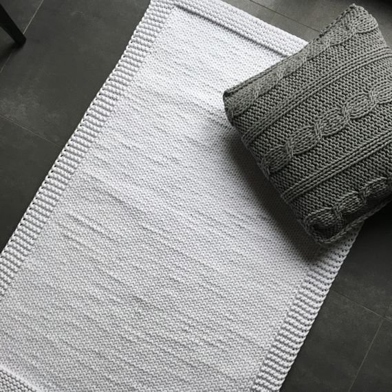 Ręcznie robiony Dywan ze sznurka bawełnianego MARIA