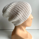 KIARA Alpaca Beanie 100% Alpaca 101 White