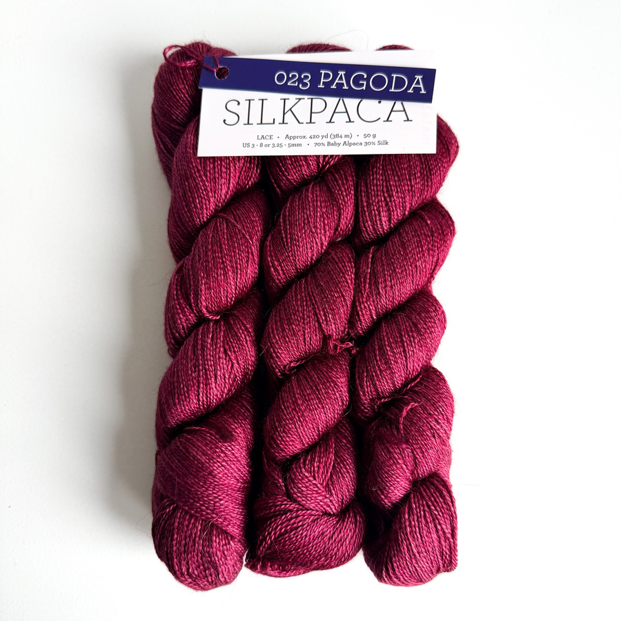 Ręcznie farbowana włóczka Malabrigo SILKPACA SA023 Pagoda