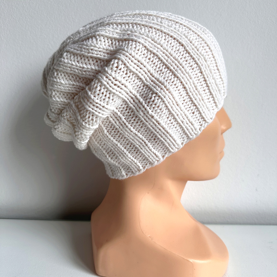 HELLI – czapka zimowa merino damska 100% Baby Merino 01 biały