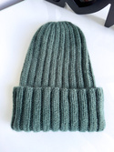 MARLA Turn-Up Beanie 100% Cashmere 624 Bosco