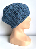 HELLI – czapka zimowa merino damska 100% Baby Merino 42 Petrol