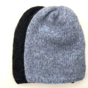 CHMURKA Beanie-Mütze aus Alpaka 10 Mgła szary niebieski