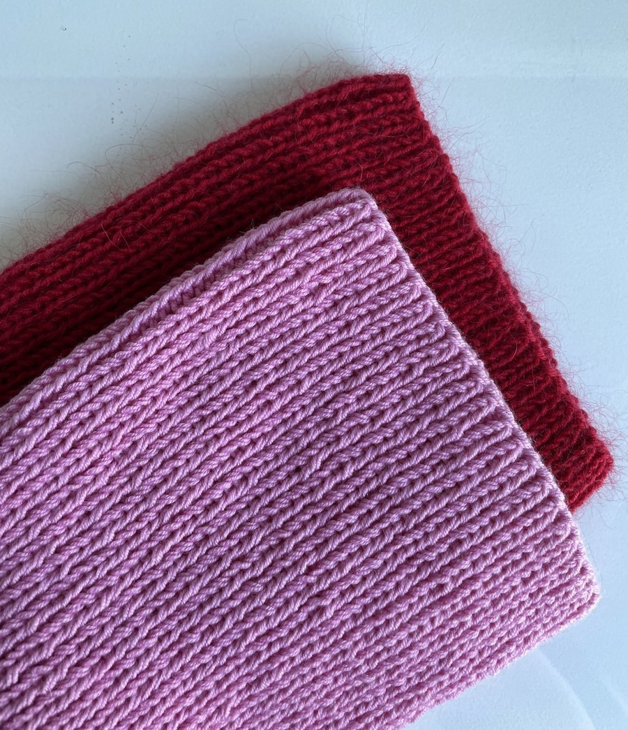 NANA – czapka beanie z wełny baby merino 07 różowy