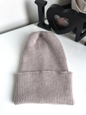 VARELLA – czapka beanie z wełny merino 100% Baby Merino 23 Jasny Beż, jesienno-zimowa, damska/męska/dziecięca