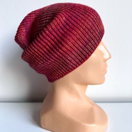 Varella 2.0 – czapka beanie z wełny merino 100% baby merino Zinnias (cienka, jesień–wiosna)