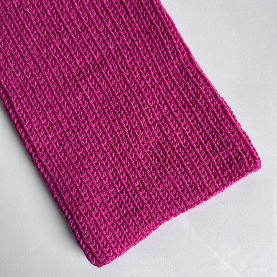 NANA – czapka beanie z wełny baby merino 08 fuksja