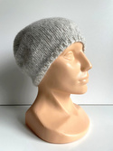 CHMURKA Beanie-Mütze aus Alpaka 03 Perlgrau