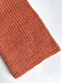 NANA – czapka beanie z wełny baby merino 36 pomarańczowy