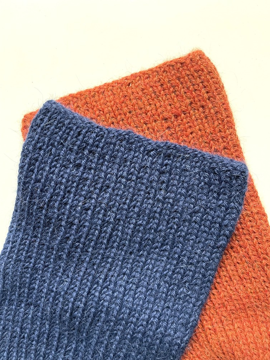 KIARA – czapka z alpaki damska 100% alpaka 5575 granatowy beanie zimowa