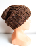 LAURIN Beanie 100% Alpaca 9043 ziarno kakaowca