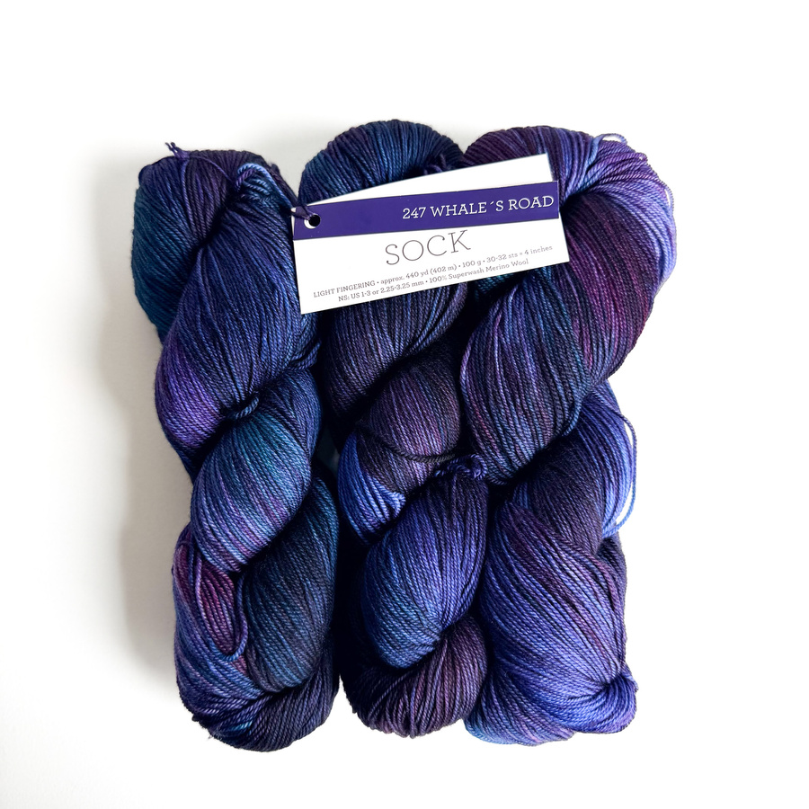 Włóczka skarpetkowa Malabrigo SOCK SW247 WHALES ROAD