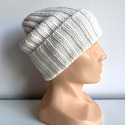 HELLI Turn-Up Beanie 100% Baby Merino Wool 01 White