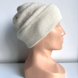 SASHA Beanie 100% Alpaca 100 Ecru