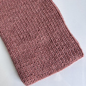 KIARA – czapka z alpaki 100% damska 9026 Blush beanie jesienno-zimowa