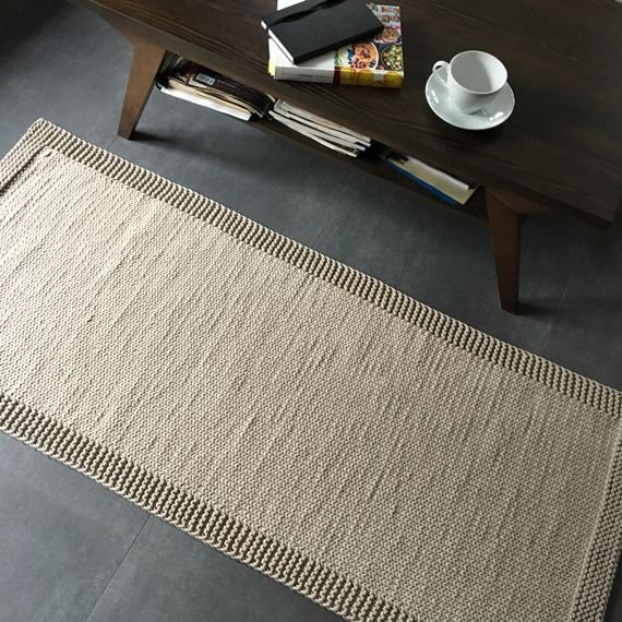 Ręcznie robiony Dywan ze sznurka bawełnianego MARIA