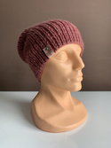 KIARA Alpaca Beanie 100% 9024 ciemny blush