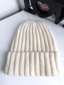 Wywijana czapka kaszmirowa 100% MARLA 501 Neve
