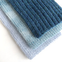 LAURIN – czapka z 100% alpaki beanie 7240 niebieski petrol