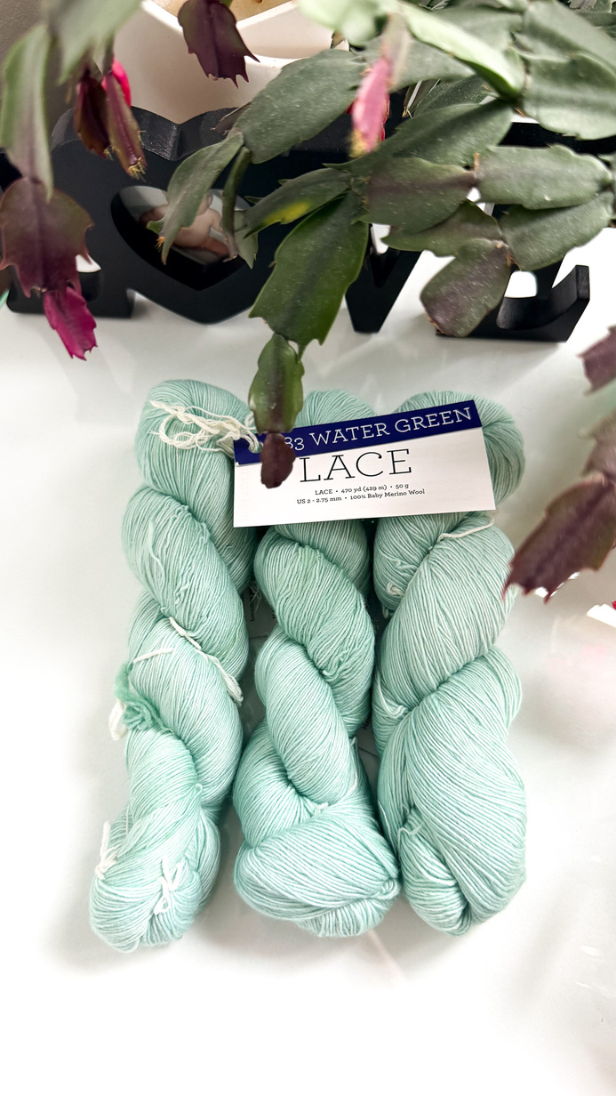 Wełna merynosów Malabrigo LACE LMBB083 Water Green
