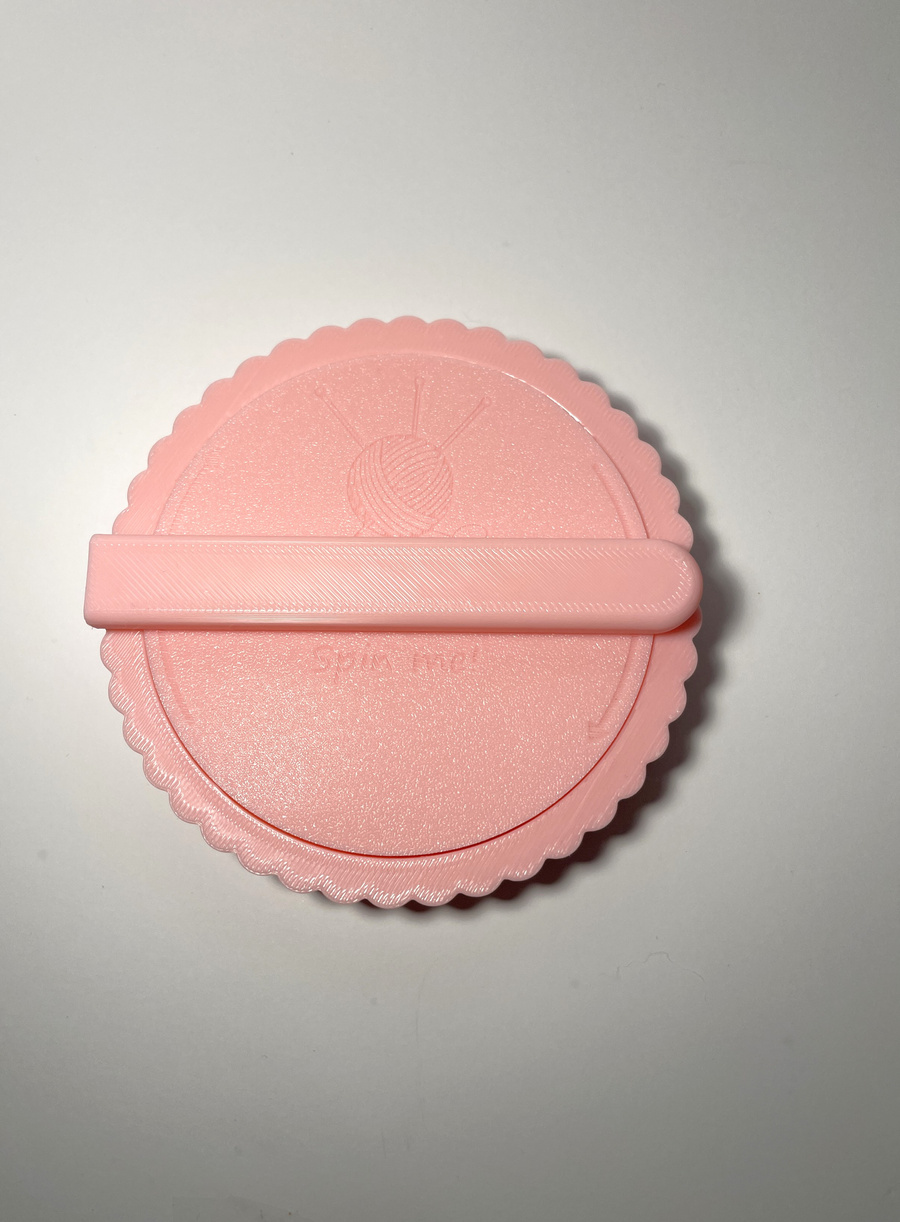 Spinner stojak obrotowy na włóczkę Jasny Różowy