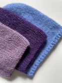 CHMURKA Beanie-Mütze aus Alpaka 16 Blau