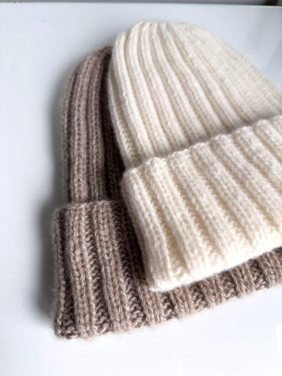 czapka 100% kaszmir z wywinięciem 501 Neve