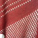 Hand-Knitted Shawl in 100% Alpaca Wool – CHOOSE YOUR COLOR