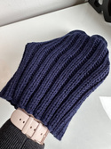 HELLI – czapka zimowa merino beanie 13 granatowy unisex 100% baby merino