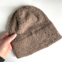 Ręcznie robiona Czapka hand made Tweed 05 Grizzly