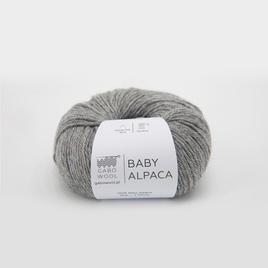 Włóczka GaboWool Baby Alpaca 401 Jasny Szary