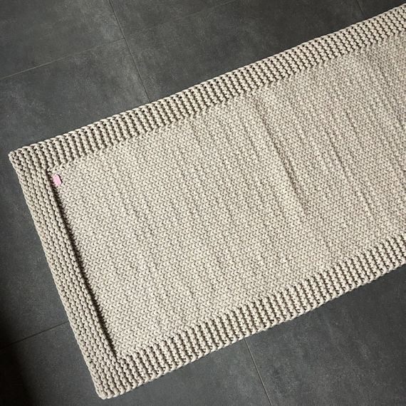 Ręcznie robiony Dywan ze sznurka bawełnianego MARIA