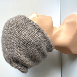 CHMURKA – czapka beanie z alpaki damska 26 beżowy