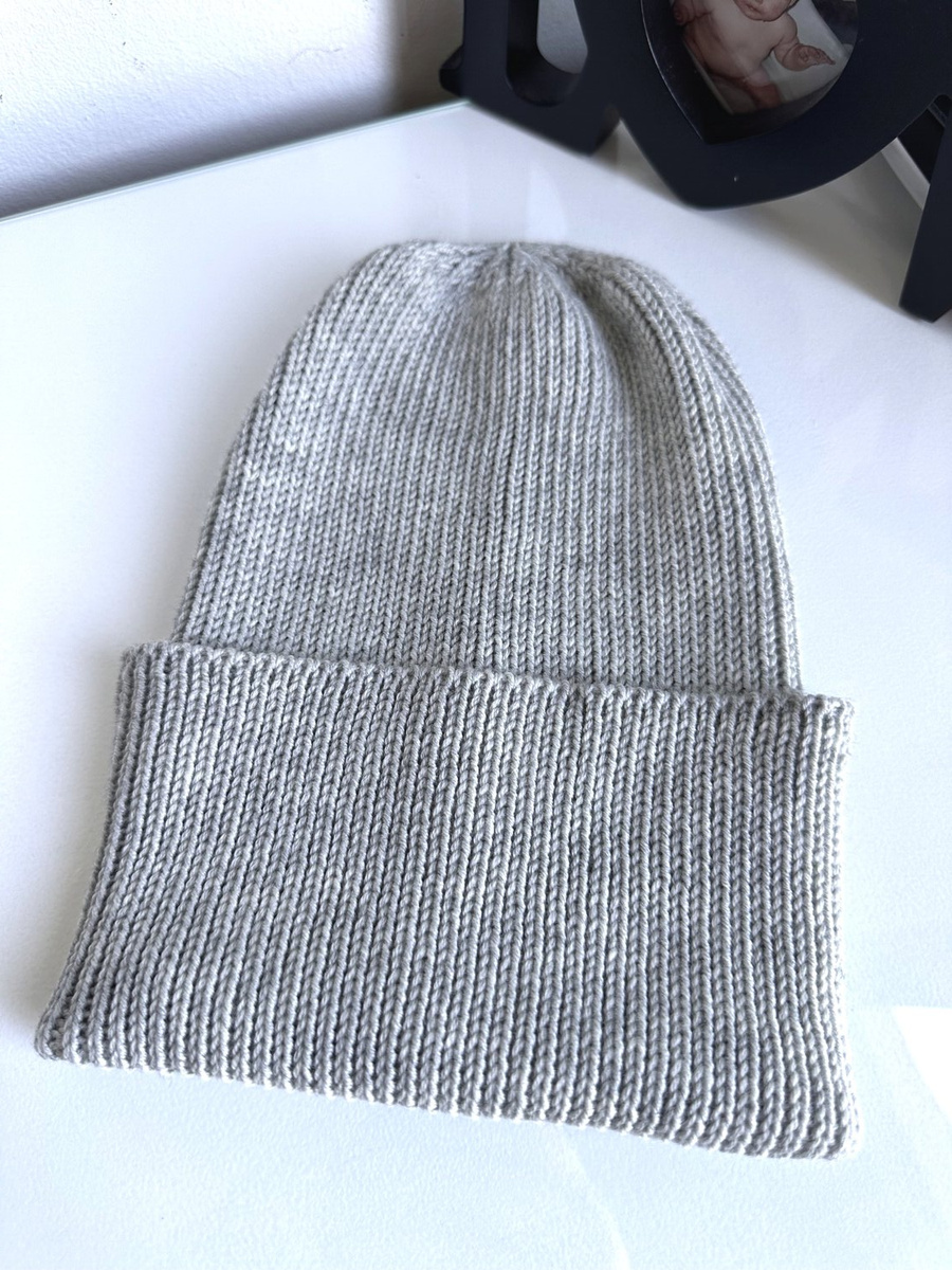 VARELLA Beanie 100% Baby Merino Wool 22 Light Grey Winter