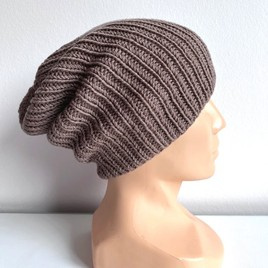 NANA – czapka beanie z wełny baby merino 17 Beż