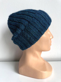 LAURIN Women's Alpaca Beanie 100% 7240 Petrol Blue