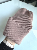 VARELLA – czapka merino beanie 100% Baby Merino 49 Pustynna Róża jesienno-zimowa