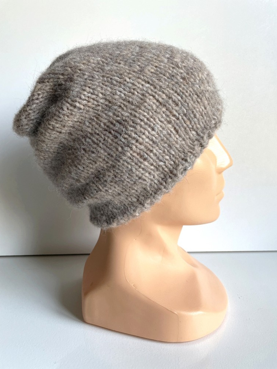 CHMURKA Beanie-Mütze aus Alpaka 26 Beige