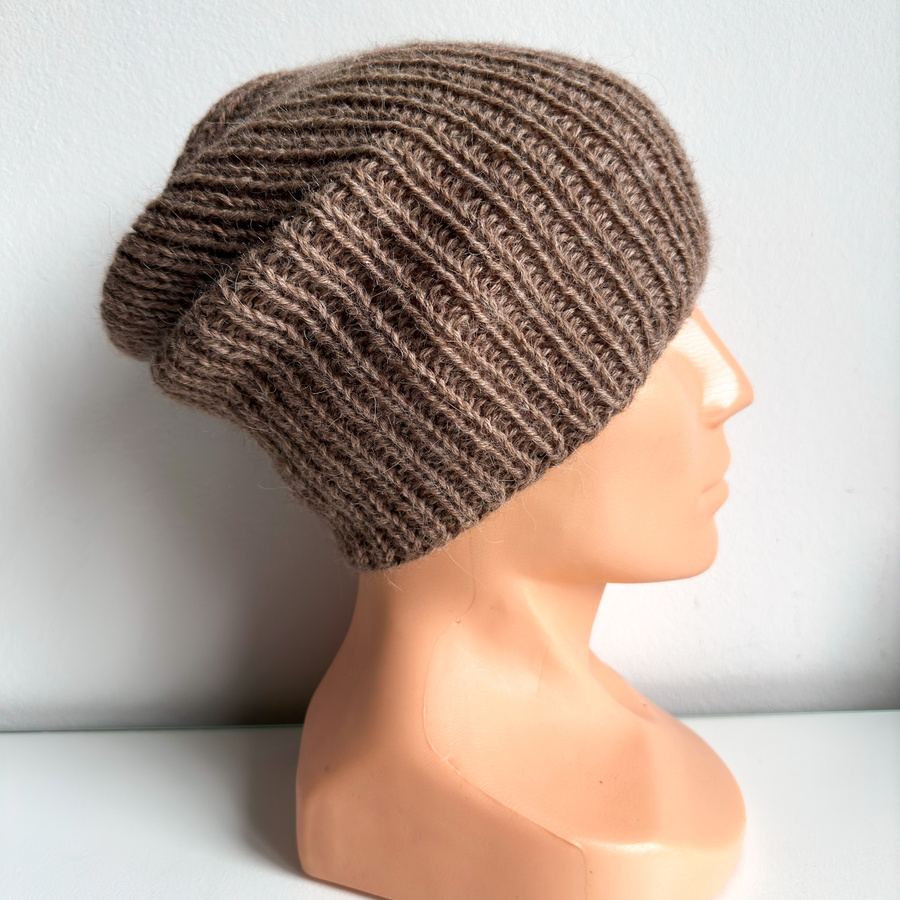 KIARA Alpaca Beanie 100% Alpaca 618 Nugat Beige