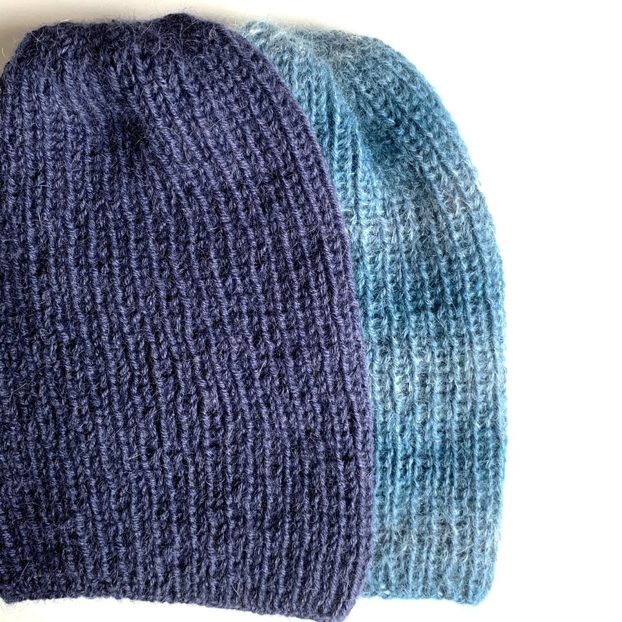 KIARA Alpaca Beanie for Women 100% Alpaca 5575 Navy