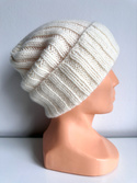 Wywijana czapka kaszmirowa 100% MARLA 501 Neve