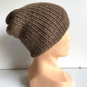 KIARA Alpaca Beanie for Women 100% Alpaca 607 Brown