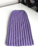 HELLI – czapka zimowa merino damska 14 Fioletowy