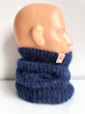 Ręcznie robiony KOMIN AUREA 100% Baby Merino plus moher i jedwab - WYBIERZ KOLOR