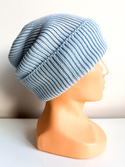 VARELLA – czapka z wełny merino baby merino 11 Błękitny Stalowy