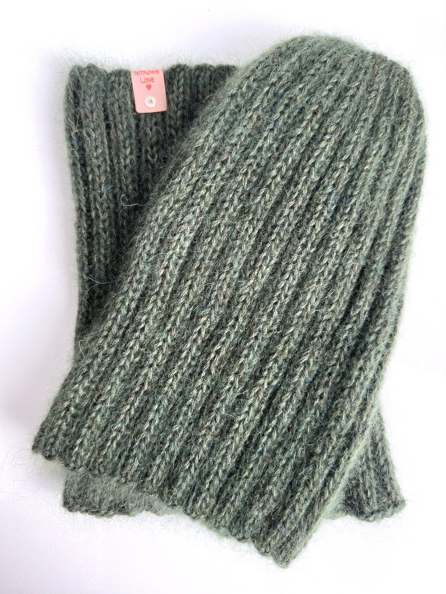 MARGARET 2.0 Beanie Alpaca Double Mohair and Silk 7895/19 Dark Green
