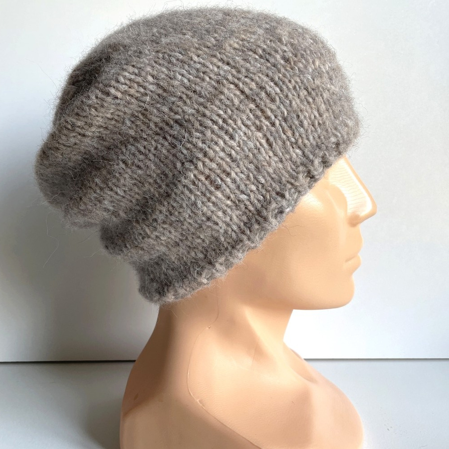 CHMURKA Beanie-Mütze aus Alpaka 26 Beige