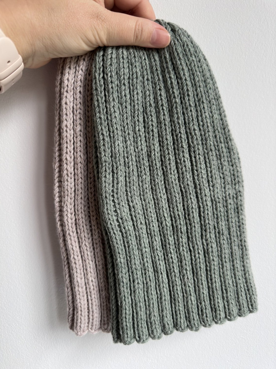 HELLI – czapka zimowa merino damska 100% Baby Merino 50 Zielona Szałwia